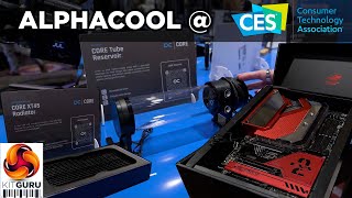 CES 2024 Alphacool  APEX Skeleton coolers amp distro plates [upl. by Aramal]