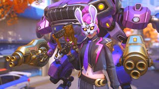 NEW Heist Dva Skin Showcase  Overwatch 2 [upl. by Ninehc]