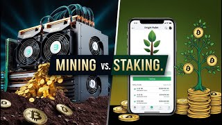 Crypto Mining vs Staking Whats the Difference [upl. by Botzow]