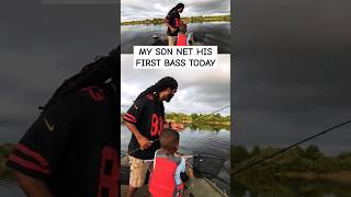 My son net his first fish today [upl. by Aivan33]