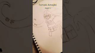 Amajiki Tamaki Speeddraw fyp mha bnha tamaki amajiki myheroacademia anime art [upl. by Hoashis]