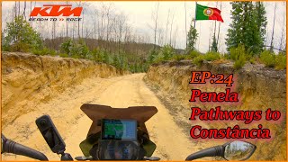 RTG EP24 Penela Pathways to Constância  TET Solo Moto KTM 890 Portugal [upl. by Anoirb]