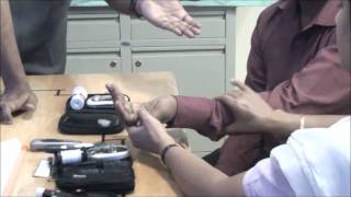 How to use Glucometer Malayalam video by jothydev [upl. by Anem387]