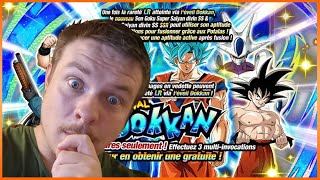 INVOCATION Célébration TELECHARGEMENT Dokkan Battle  Goku et Vegeta au Dela su super Sayen divin [upl. by Ayad]