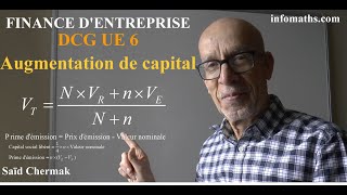 FINANCE DENTREPRISE DCG UE 6  AUGMENTATION DE CAPITAL DPS [upl. by Alhsa862]