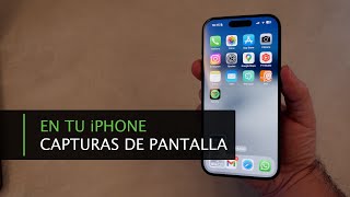 Cómo hacer una captura de pantalla en el iPhone 2024 [upl. by Joannes]