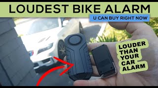 VERY LOUD Alarm for Expensive Bikes ebike alarm motorcycle alarmLouder than your Car Wsdcam113DB [upl. by Menendez142]