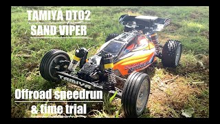 Tamiya DT02 Sand Viper  Offroad Speedrun and Time Trial Day 17 [upl. by Nimsaj]