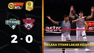 Melaka Titans 2  0 Johor Tigris  Emas Anuar STL 20222 [upl. by Arretal]