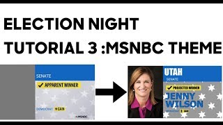 Election Night Tutorial  MSNBC News [upl. by Nelrsa500]