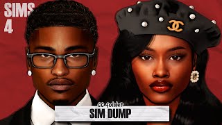 Rich Couple 💅  CC Folder amp Sims Download  Sims 4 Create a Sim [upl. by Vergne]