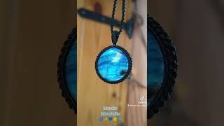 labradoritejewelry labradorita labradorite macrame stoneflowvibes [upl. by Najed]