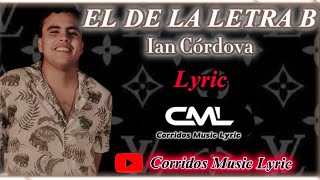 El De La Letra BIan Córdova IK Music [upl. by Bengt916]