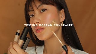 Testing Korean Concealers Darkest Shade  Haley Kim [upl. by Flanagan]