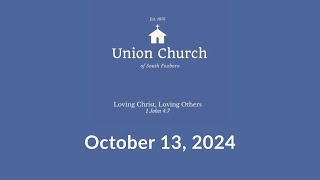 Union Church Service 101324 [upl. by Treat618]