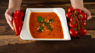 Ich kann diese Gemüsesuppe jeden Tag essen Gesunde Tomatensuppe mit Paprika [upl. by Georgy]