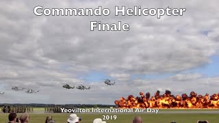 Commando Helicopter Assault  Yeovilton Royal Navy International Air Day 2019 [upl. by Wolfie]