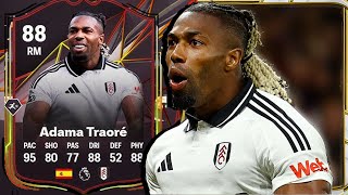 88 ADAMA TRAORE Player Review Ea Sports FC 25 [upl. by Phina274]