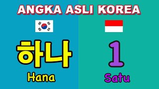 Angka Asli Korea  Belajar Bahasa Korea 6 [upl. by Hanid158]