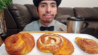 MAPLE ALMOND CHOCOLATE AND LEMON PASTRIES DESSERT MUKBANG EATING SHOW [upl. by Anauqed521]