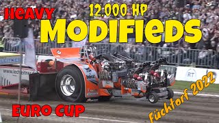 The worlds strongest Motorsport  the Heavy Modified Tractor Pullers at Füchtorf 2022  by EUJS [upl. by Rocco]