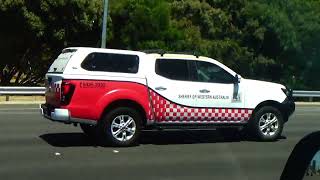 WAPOL skoda driver training responding MASSIVE BULLHORN and WA sherriff catch ULTRA RARE [upl. by Volkan]