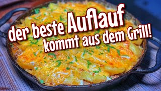 KartoffelHackAuflauf mit Lauch  Westmünsterland BBQ [upl. by Ahseen]