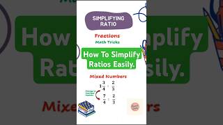 Simplify Ratios EASILY for Beginners [upl. by Notyad]