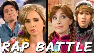 RAPUNZEL vs ANNA Princess Rap Battle Eliza Dushku James Maslow Tom Lenk Whitney Avalon explicit [upl. by Eidarb]