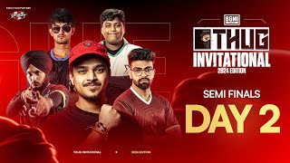 Thug Invitational 2024  Semi Finals D2  BGMI  Ft iQOO SouL Team Xspark Carnival Gaming etc [upl. by Ahcrop]