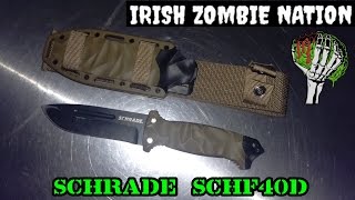 New for 2016 Schrade SCHF40D  Review [upl. by Lissner]