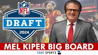 Mel Kiper 2024 NFL Draft Big Board  Top 25 Draft Prospects Led By Caleb Williams And Drake Maye [upl. by Tahp]