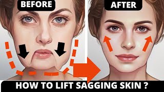 🛑 ANTIAGING FACE EXERCISES FOR SAGGY CHEEKS SAGGING SKIN JOWLS LAUGH LINES FOREHEAD JAWLINE [upl. by Jenkins954]