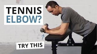 How to Treat Tennis Elbow with 3 Effective Exercises [upl. by Enelyt]