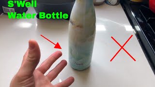 ✅ How To Use Swell Water Bottle Review [upl. by Icats]