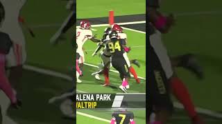 How many tacklers does it take to bring down Waltrip QB Kevion West Apparently more than 4 [upl. by Aneeles]