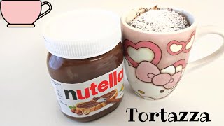 Torta in tazza alla Nutella solo 3 ingredienti [upl. by Leitnahs605]