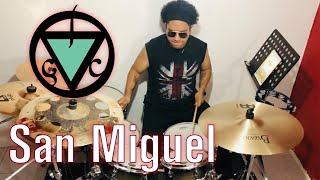 San Miguel  La Gusana Ciega  Drum Cover [upl. by Anuayek407]