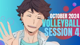 Volleyball October 2024 Session 4 [upl. by Clementia]