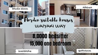 CHEAPEST MORDERN BEDSITTERS AND ONE BEDROOM APARTMENT ALONG WAIYAKI WAY 8K15K  HOUSEHUNTING [upl. by Thenna623]