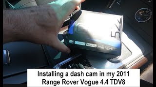 Nextbase 522GW Dash Cam Install To My 2011 Range Rover 44 TDV8 [upl. by Sedicla]