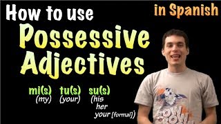 POSSESSIVE PRONOUNS  PRONOMBRES POSESIVOS en INGLES [upl. by Eirollam62]