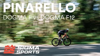 Pinarello Dogma F vs Dogma F12 Road Bike  Sigma Sports [upl. by Anairuy]