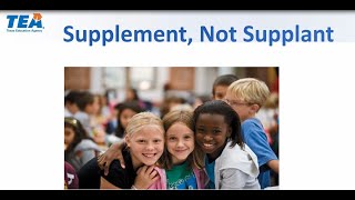 Supplement Not Supplant Advanced Training [upl. by Gradeigh668]