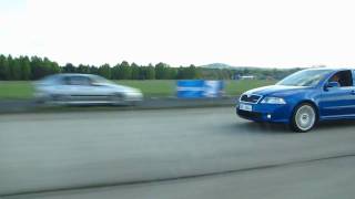 Skoda Octavia RS 20TFSi 240HP vs Leon Cupra4 210PS TDI  Mimonske valky 16  WWWDPRACECOM [upl. by Strait]