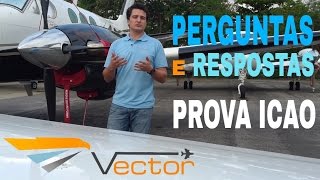 PROVA ICAO Perguntas e Respostas Parte 1 [upl. by Mitzi]