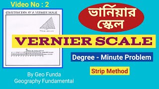 Vernier Scale ll Honours Geography ll Strip Method ll By Geo Funda 1080p [upl. by Devine]