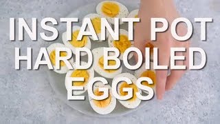 Instant Pot Hard Boiled Eggs Recipe [upl. by Annawd814]