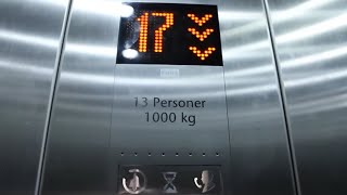 2011 KONE MonoSpace MRL traction elevator  Scandic Narvik Narvik Norway [upl. by Hough]