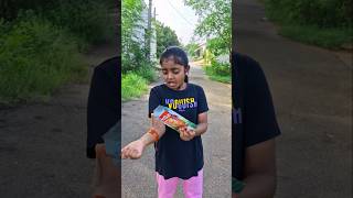 BLOOD prank on my sister 😱TomampJerry 🤣DiyaIshwarya shorts viralvideo [upl. by Calvano]